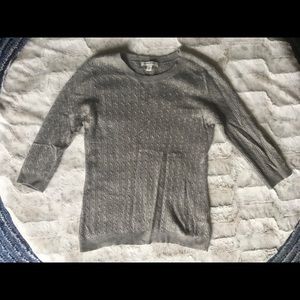 Banana Republic 3/4 sleeve sweater w/ cashmere